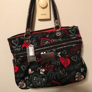 Large Coach Poppy Tote